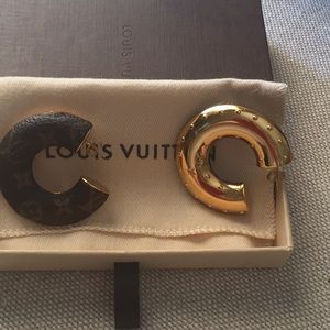 Louis Vuitton large earrings